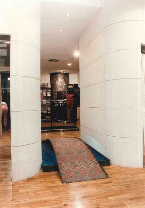 Tiendas (1984-1992). Diseño de interiores, España (Spain). Eugenio Bermejo.
