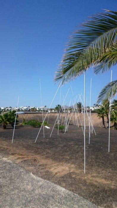 Residencial Matagorda, Lanzarote. Intervenciones de Land-art, España (Spain). Eugenio Bermejo.
