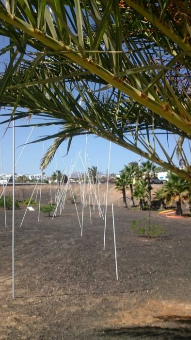 Residencial Matagorda, Lanzarote. Intervenciones de Land-art, España (Spain). Eugenio Bermejo.