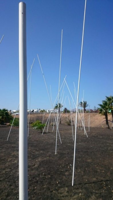 Residencial Matagorda, Lanzarote. Intervenciones de Land-art, España (Spain). Eugenio Bermejo.