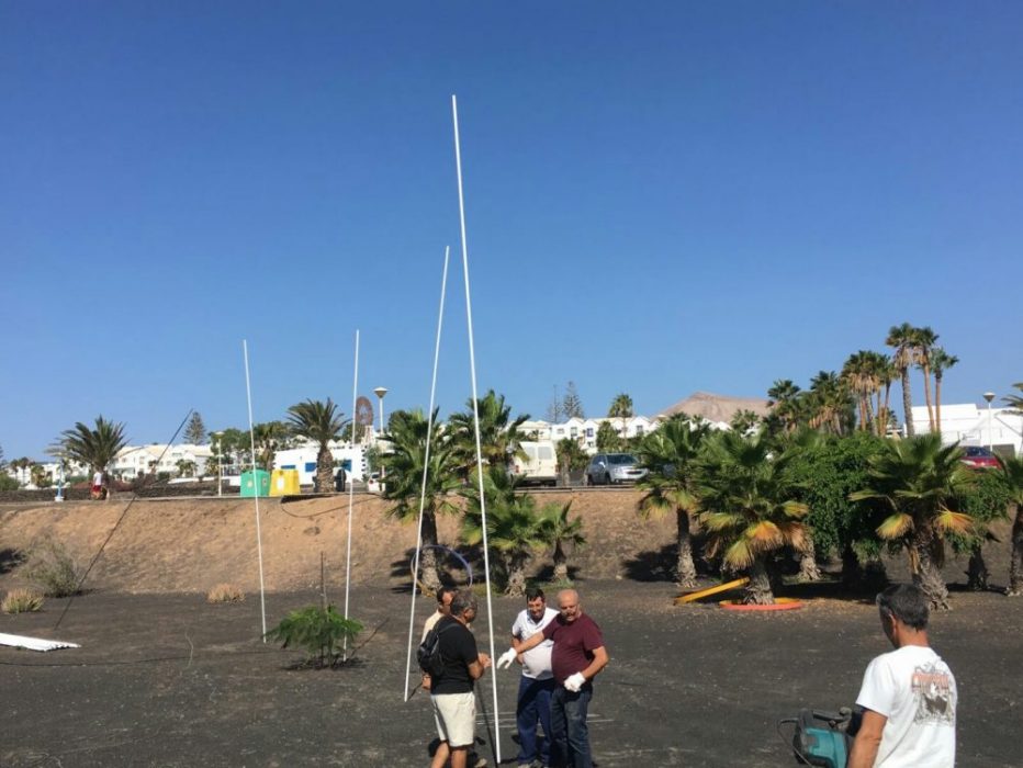 Residencial Matagorda, Lanzarote. Intervenciones de Land-art, España (Spain). Eugenio Bermejo.